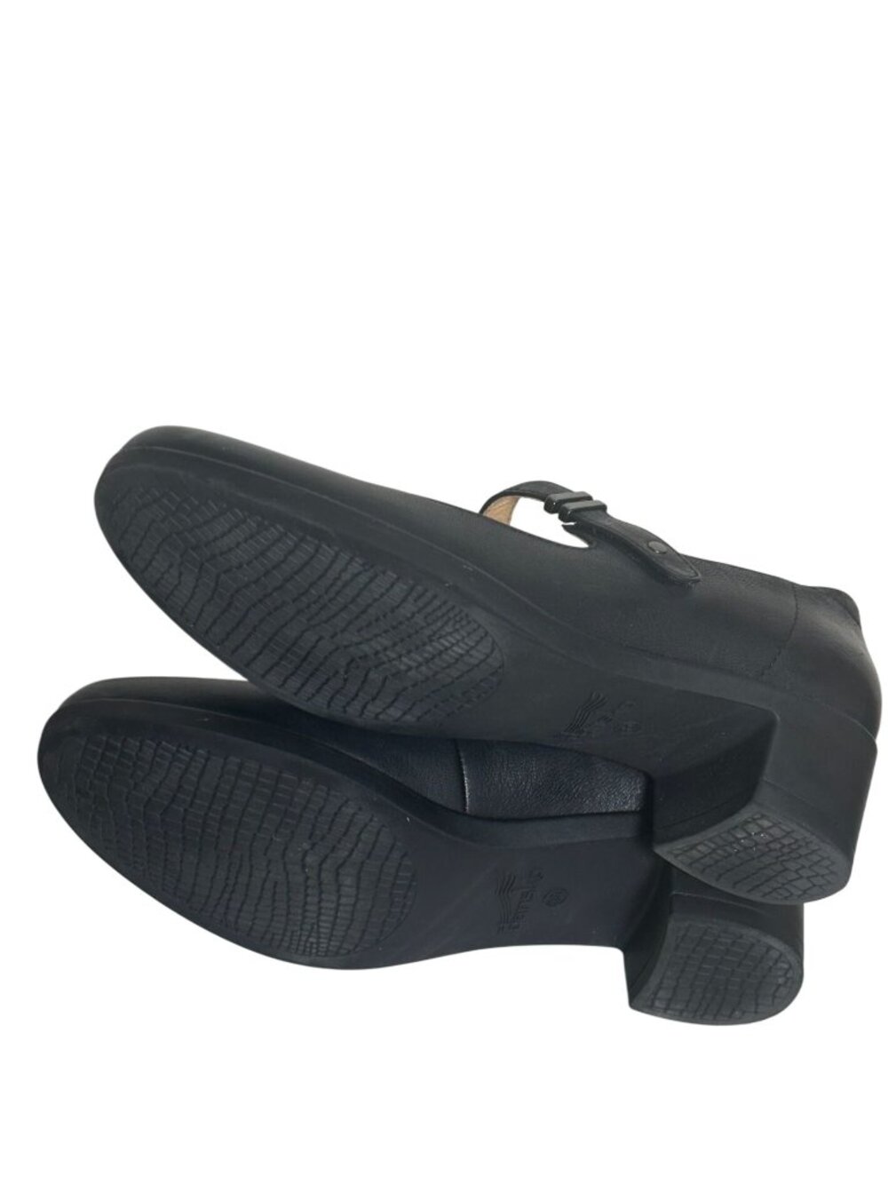 Dansko Black Leather Upper Mary Jane Comfort Shoes Arch Support Size 39 Low Heel - Picture 8 of 11